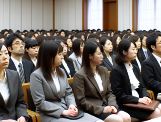 A large group of plaintiffs in a court room