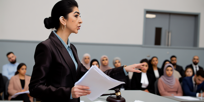 A lawyer presenting evidence for a mass tort litigation