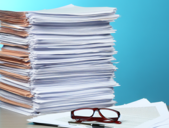 A pile of legal documents representing mass tort cases in the pharmaceutical industry.