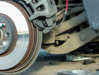 Image of a vehicle crash due to a brake system failure